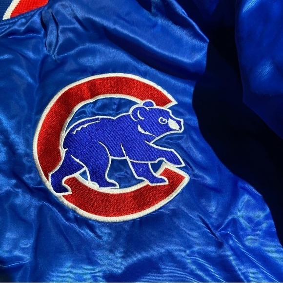 Chicago Cubs Starter Jacket Vintage 90s Size XL - Picture 3 of 8
